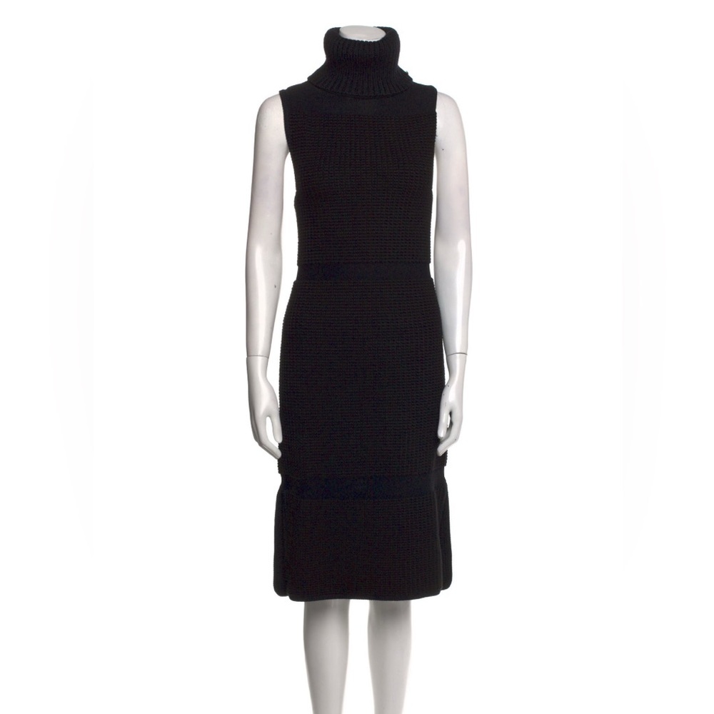 Helmut Lang for Intermix Black Sweater Dress Size Medium